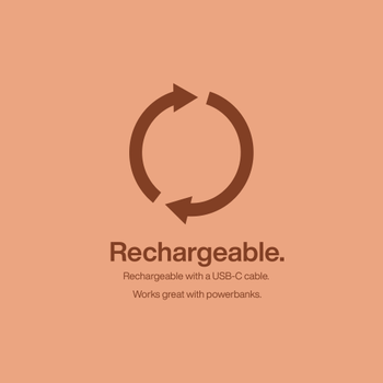 GP Xplor oppladbar hodelykt 300lm USB-C, 44 gram, IPX6, PHR16 (455027)