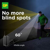 GP Xplor oppladbar hodelykt 500lm USB-C, 60 gram, IPX6, PHR17 (455028)