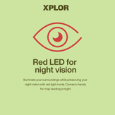 GP Xplor oppladbar hodelykt 500lm USB-C, 60 gram, IPX6, PHR17 (455028)