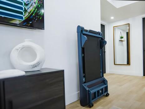 Urevo CyberPad Home gåmølle m/ stigningsfunksjon 6km/t, 110x42cm bånd (URTM038)