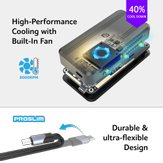 AKASA USB4 40Gbps to M.2 PCIe NVMe SSD Aluminium Enclosure (AK-ENU4M2-01)