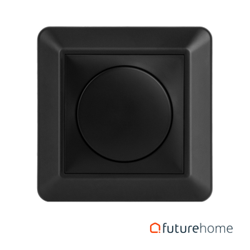 Futurehome Rotasjonsdimmer Sort (RAL9005) (4509242)