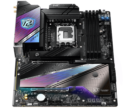 ASRock Z890 Nova WiFi, ATX LGA1851, 1x M.2 PCIe 5.0, 5x M.2 PCIe 4.0, 2x Thunderbolt 4, 2.5GbE + 5GbE LAN, Wi-Fi 7 320MHz (802.11be),  BT5.4 (90-MXBPS0-A0UAYZ)