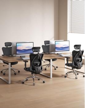 Sihoo M18 ergonomisk kontorstol svart - 5 års garanti (SH-M18-M148)