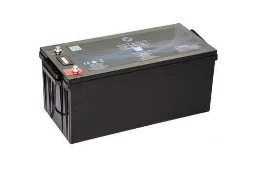 Ontario 12.8V 200Ah LifePO4 lithium-batteri (ONT12V200AH-PR)