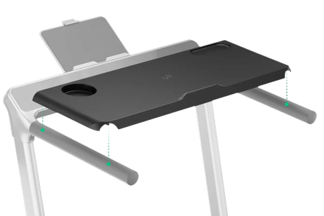 Urevo Foldimix 5L Pro sølv sammenleggbar tredemølle med stigningsfunksjon,  13.4km/t, 120x40cm løpebånd (URTM045)