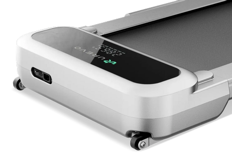 Urevo Foldimix 5L Pro sølv sammenleggbar tredemølle med stigningsfunksjon,  13.4km/t, 120x40cm løpebånd (URTM045)