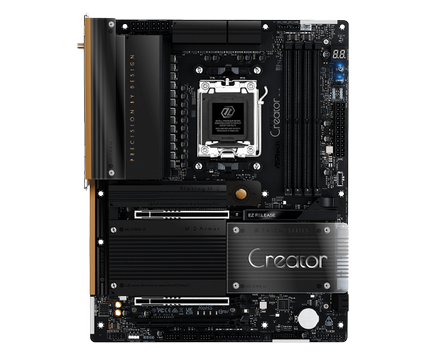 ASRock X870 Taichi Creator, ATX AM5, DDR5, 2x M.2 PCIe 5.0, 2x USB4, 5GbE + 10GbE LAN, Wi-Fi 7 160MHz (802.11be) (90-MXBTE0-A0UAYZ)