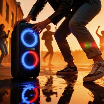 NGS Wild Temper Bluetooth-høyttaler 200W - 55x26x23cm - 5.3kg (WILDTEMPER)