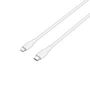Deltaco USB-C - Lightning-kabel, 1m, hvit
