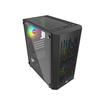 Nordic Gaming Fenris RGB Mini Tower micro-ATX Sort (NGC-1143)