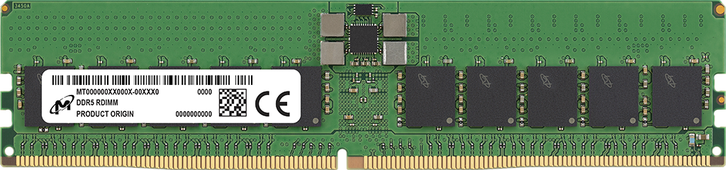Crucial 32GB DDR5-4800 RDIMM ECC 2Rx8 CL40 (MTC20F2085S1RC48BA1R)