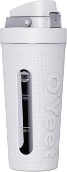 OYeet Shaker Bottle S2 - hvit flaske til proteinpulver - 700ml