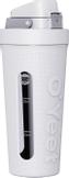 OYeet Shaker Bottle S2 - hvit flaske til proteinpulver - 700ml (Bottle-S2-WH)
