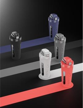 OYeet Shaker Bottle S2 - svart flaske til proteinpulver - 700ml (Bottle-S2-BK)