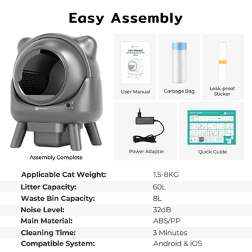 Amicura Cura X1 smart kattedo (115-10053050141)