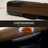 Urevo SpaceWalk E4W 6km/t tredemølle gåmølle, kontormølle,  101x38cm løpebånd, 120 kg vektkapasitet (URTM026)