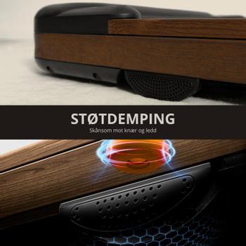 Urevo SpaceWalk E4W 6km/t tredemølle gåmølle, kontormølle,  101x38cm løpebånd, 120 kg vektkapasitet (URTM026)