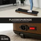 Urevo SpaceWalk E4W 6km/t tredemølle gåmølle, kontormølle,  101x38cm løpebånd, 120 kg vektkapasitet (URTM026)