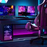 HCK Cyberpunk gaming-kjøleskap 70L (SC-70B-CYBER)