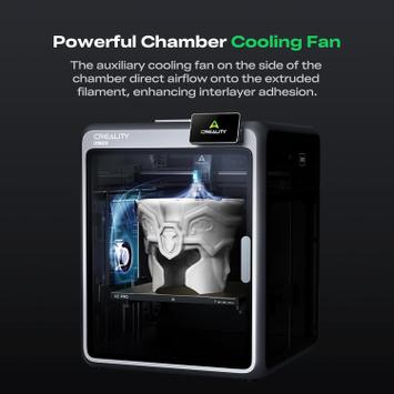 Creality K2 Pro 3D printer 300x300x300mm 1.75mm PLA/ ABS/ PETG/ PA-CF/ PLA-CF/ PET/ ASA/ PPA-CF (CR-K2-PRO)