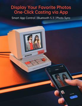 Divoom MiniToo - retro pixel Bluetooth-høyttaler (90100058280)