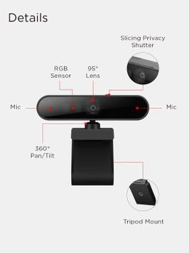 Lenovo Performance FHD Webcam - nettkamera med Windows Hello (4XC1D66055)