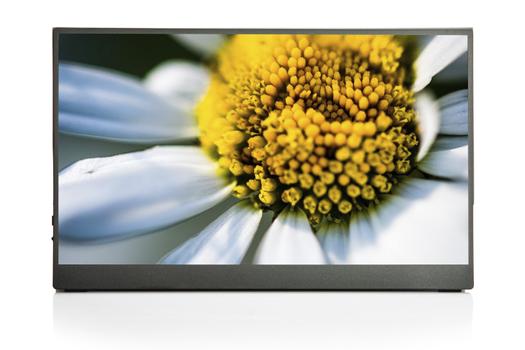 Ontario 15.6" 4K bærbar ekstraskjerm får strøm og videosignal gjennom USB-C-kabel (ONT-PM-1561M)