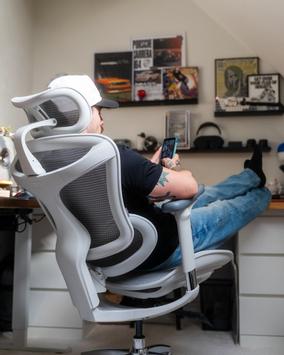 Sihoo C300 Pro ergonomisk kontorstol hvit - 5 års garanti (SH-C300-PRO-M102)