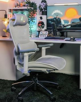 Sihoo C300 Pro ergonomisk kontorstol hvit - 5 års garanti (SH-C300-PRO-M102)