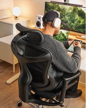 Sihoo C300 Pro ergonomisk kontorstol svart - 5 års garanti (SH-C300-PRO-M101)