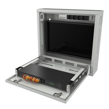 Lanview Logon 19" Rackskap 2U 58 x 15 veggmonterbar hylle slim (RWSLMWH1-NS)