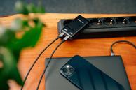 Verbatim Fold 'n' Go 65W sammenleggbar GaN-lader 2x USB-C PD, PPS, svart (32354)