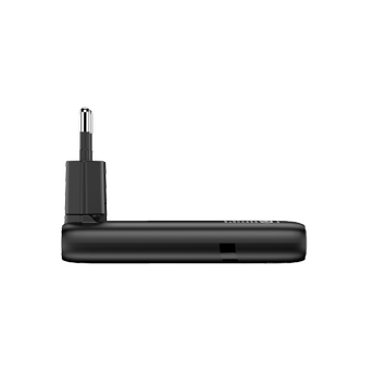 Verbatim Fold 'n' Go 65W sammenleggbar GaN-lader 2x USB-C PD, PPS, svart (32354)