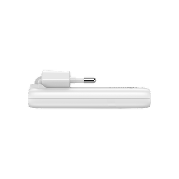 Verbatim Fold 'n' Go 65W sammenleggbar GaN-lader 2x USB-C PD, PPS, hvit (32355)