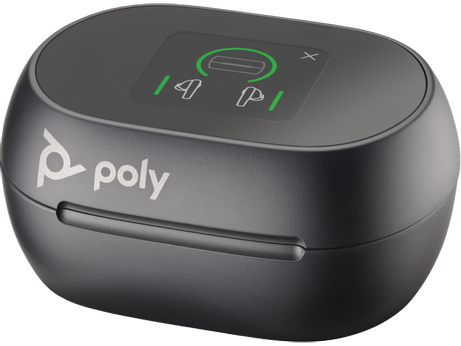 Poly Voyager Free 60+ UC Black Touchscreen Charge Case for BT700 USB-A Adapter (8L584AA)