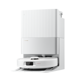 Roborock Qrevo 5AE robotstøvsuger - hvit automatisk tømmestasjon (QRSP02-00)