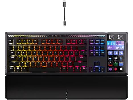 Corsair Galleon 100 SD gamingtastatur innebygd Stream Deck, RGB LED, Corsair MLX Pulse, nordisk layout (CH-912A31I-ND)