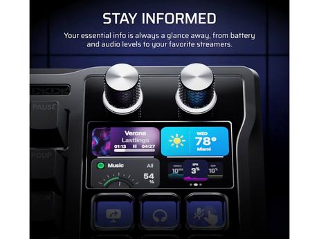 Corsair Galleon 100 SD gamingtastatur innebygd Stream Deck, RGB LED, Corsair MLX Pulse, nordisk layout (CH-912A31I-ND)