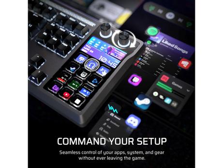 Corsair Galleon 100 SD gamingtastatur innebygd Stream Deck, RGB LED, Corsair MLX Pulse, nordisk layout (CH-912A31I-ND)