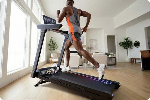 Urevo CyberMega tredemølle for maratonløpere 20km/t - 13.8" berøringsskjerm (URTM042)