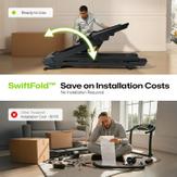 Urevo CyberMega tredemølle for maratonløpere 20km/t - 13.8" berøringsskjerm (URTM042)