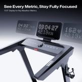 Urevo CyberMega tredemølle for maratonløpere 20km/t - 13.8" berøringsskjerm (URTM042)