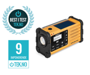 Sangean MMR-88 DAB+ portabel DAB+/FM sveiveradio med solcellepanel - nå med USB-C