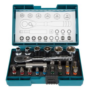 Makita 21-delers bits- og pipesett (B-54081)