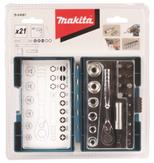 Makita 21-delers bits- og pipesett (B-54081)