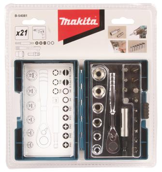 Makita 21-delers bits- og pipesett (B-54081)
