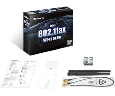 ASRock DeskMini Wi-Fi 6E Kit (AX210) M.2 Intel 802.11ax Bluetooth 5.3