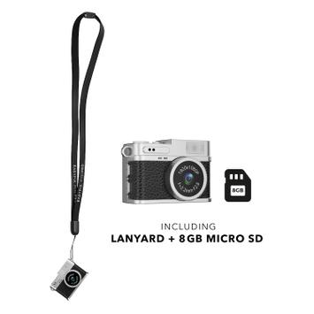 Easypix MiniPro XS1 miniatyr retro-kamera inkludert minnekort (12012)