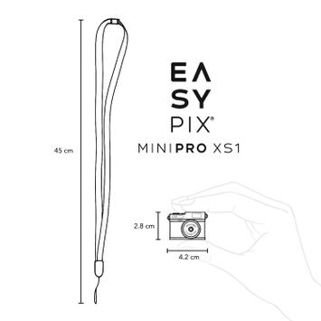Easypix MiniPro XS1 miniatyr retro-kamera inkludert minnekort (12012)